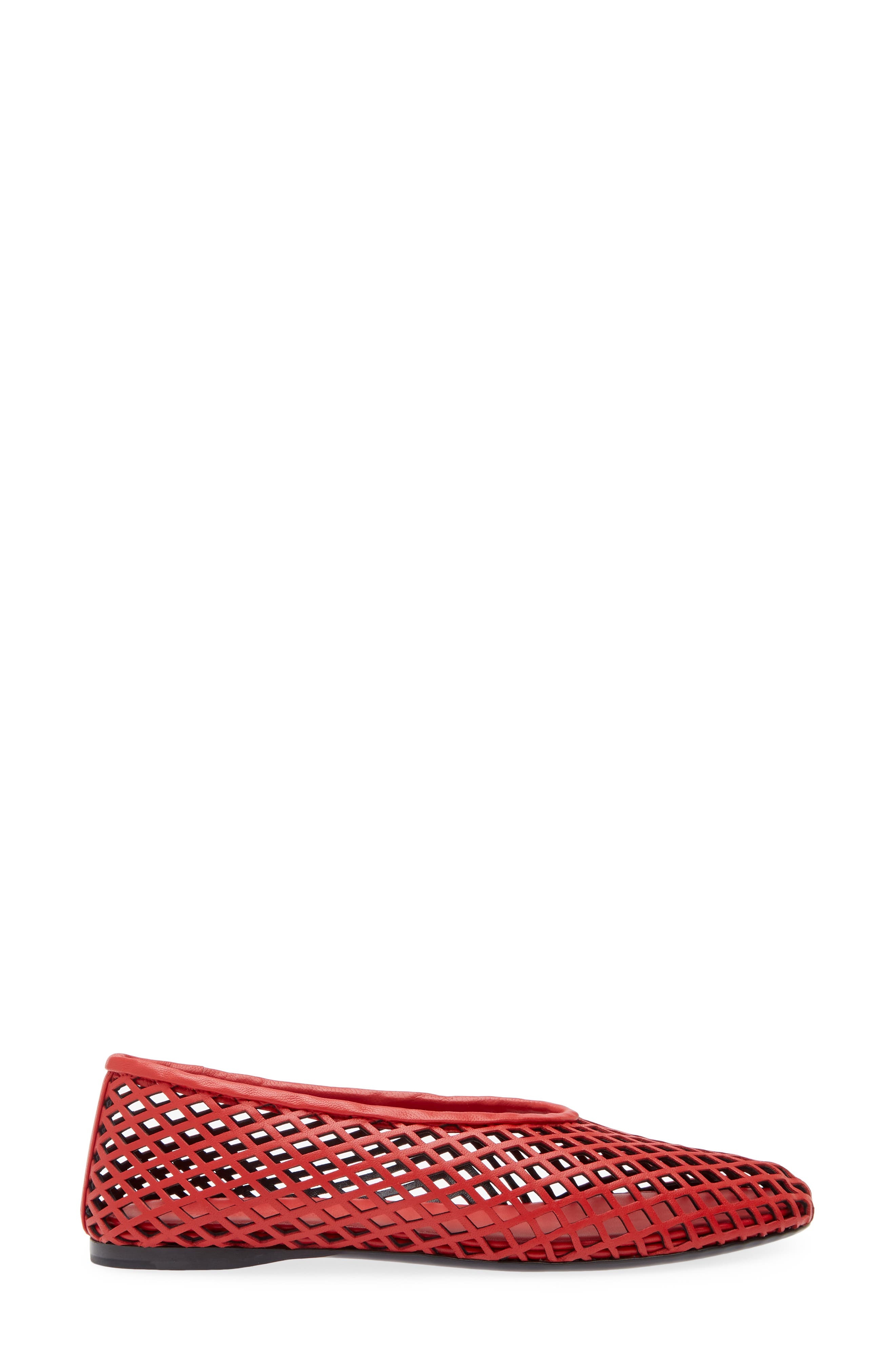 Proenza Schouler Tee Perforated Ballet Flat in Red at Nordstrom - 3