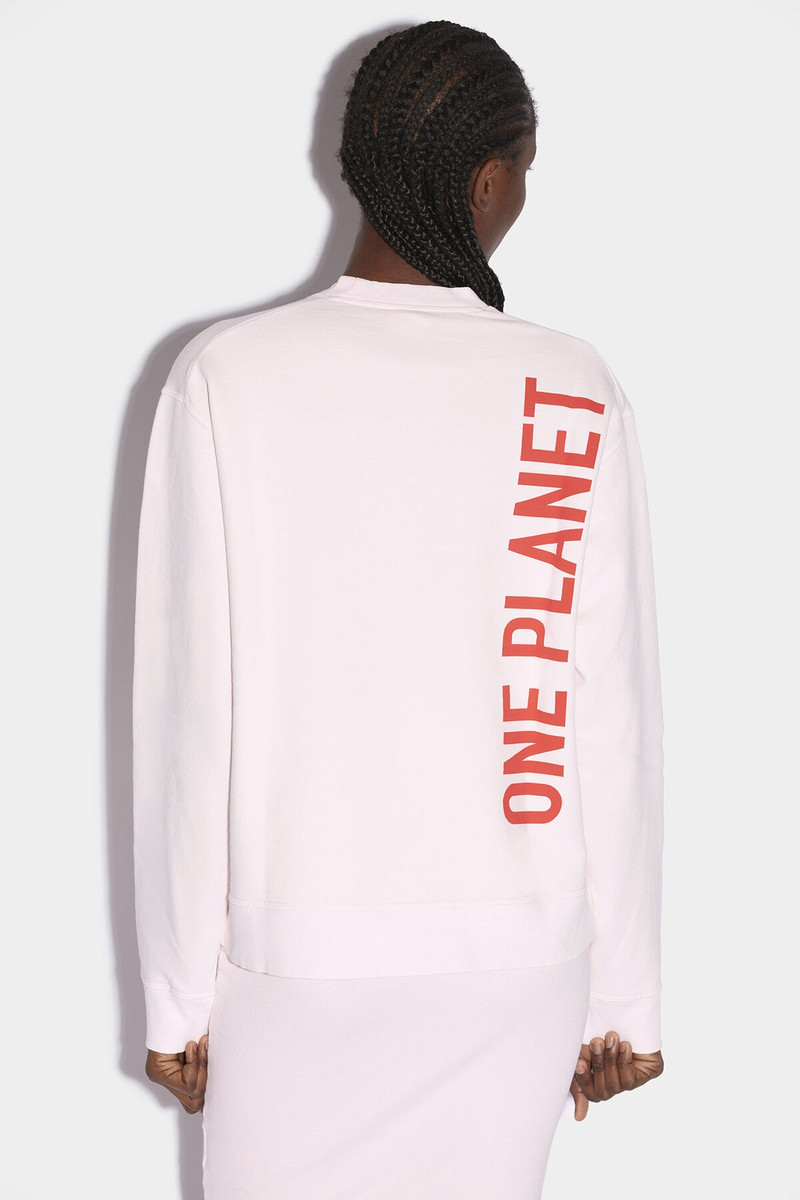 DSQUARED2 SMILEY ORGANIC COTTON COOL FIT SWEATSHIRT outlook