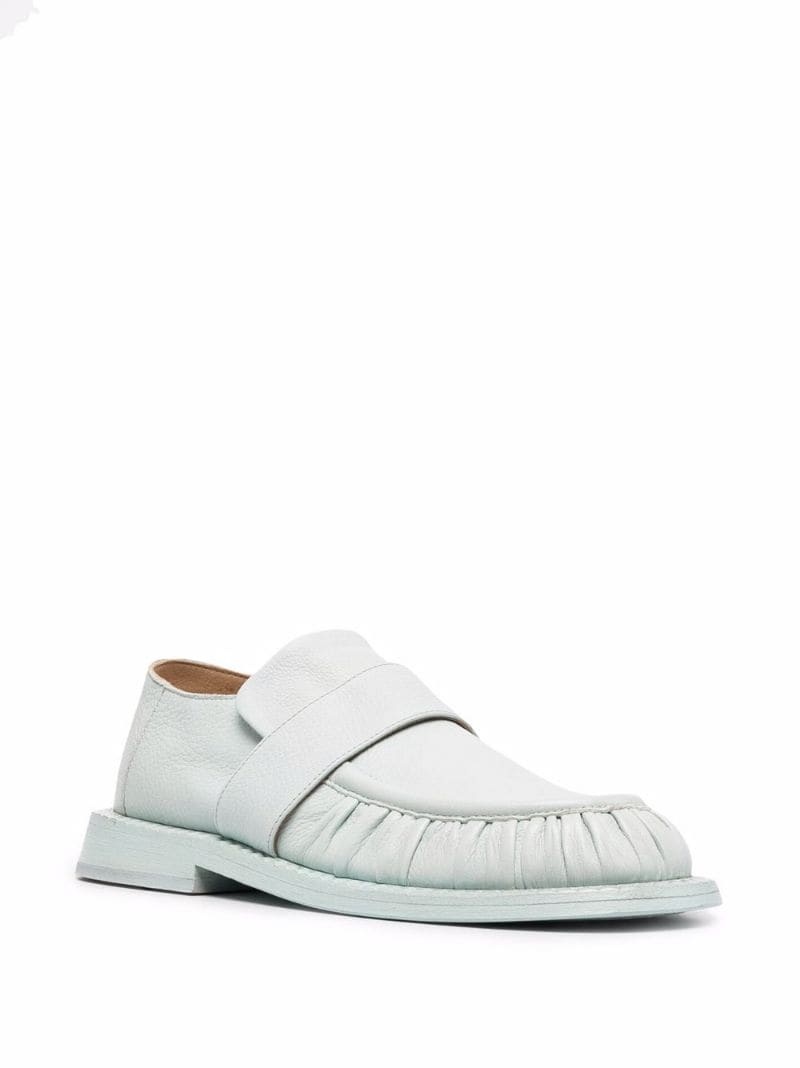 Estiva ruched leather loafers - 2