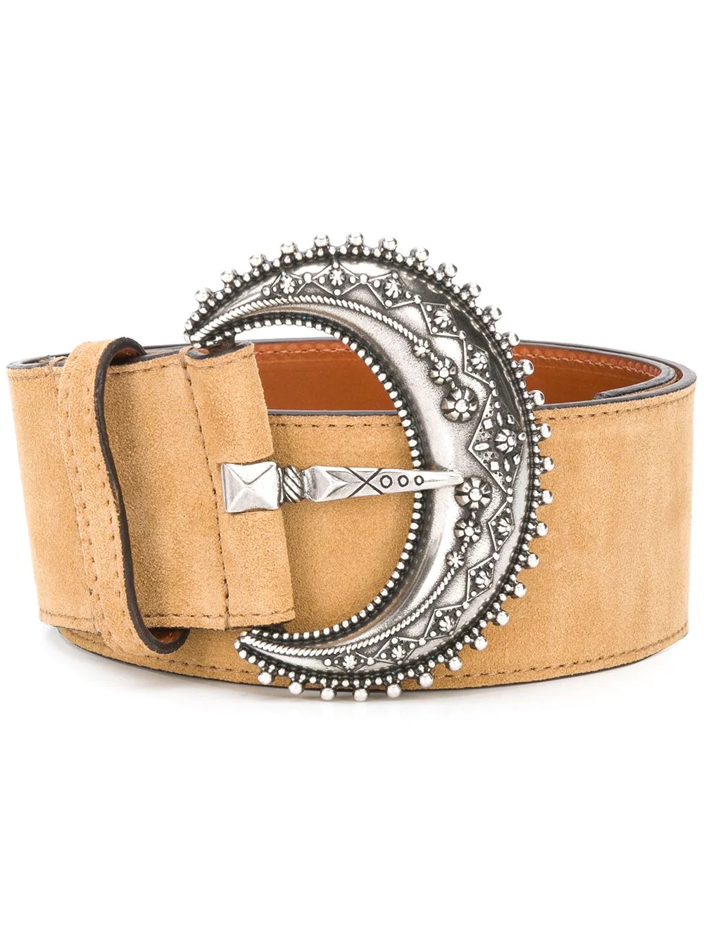 crescent moon buckle belt - 1