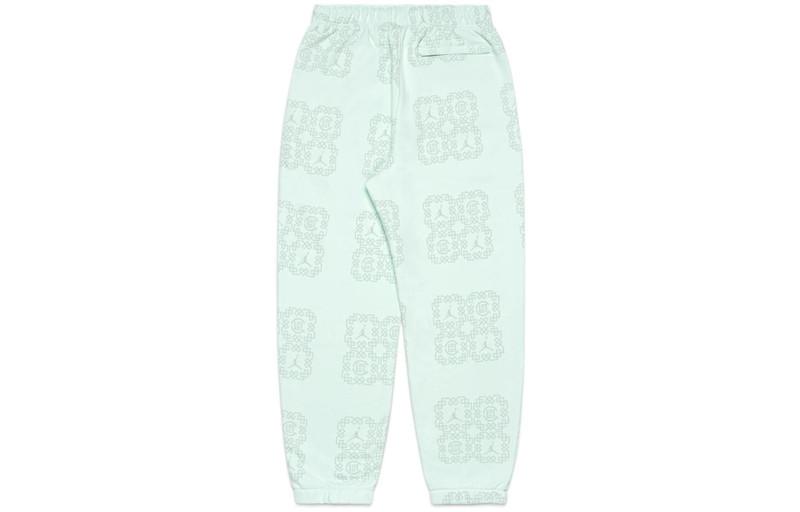 Jordan Air Jordan x CLOT Jade Fleece Sweatpants 'Light Green' DO0010-394 outlook