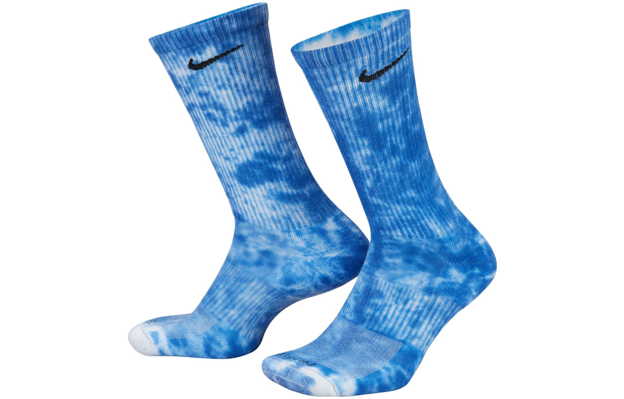 Nike Everyday Plus Cushioned Crew Socks (3-Pack) 'Blue Grey White' FB9948-902 - 3