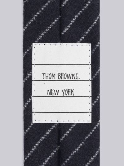 Thom Browne Engineered Chalk Stripe Flannel Classic Tie outlook