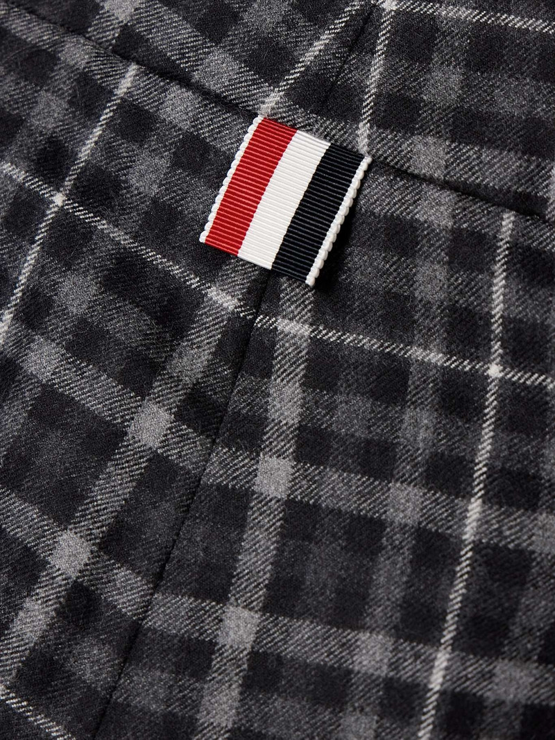 plaid-check 맞춤 바지 4