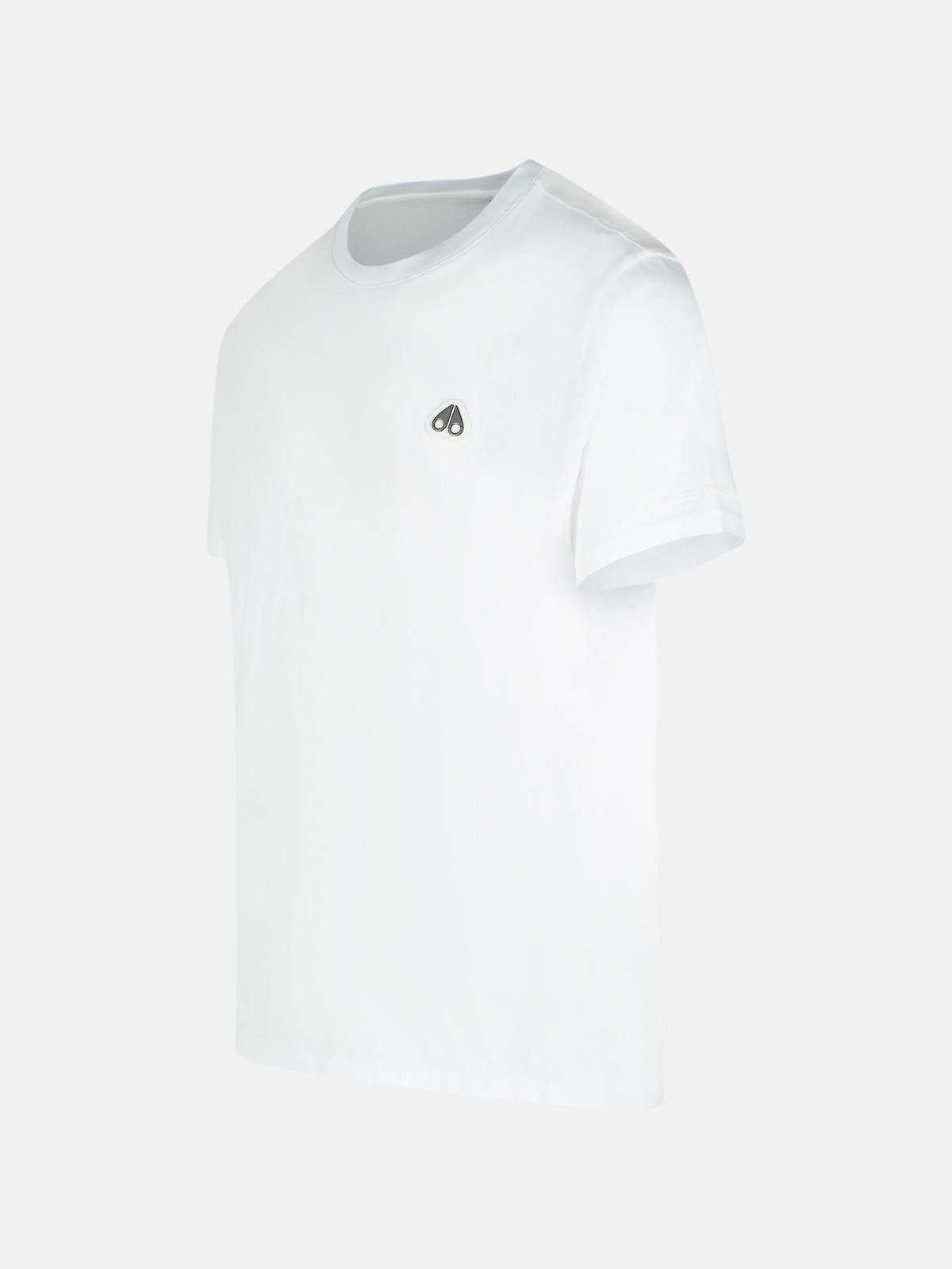 WHITE COTTON T-SHIRT - 2