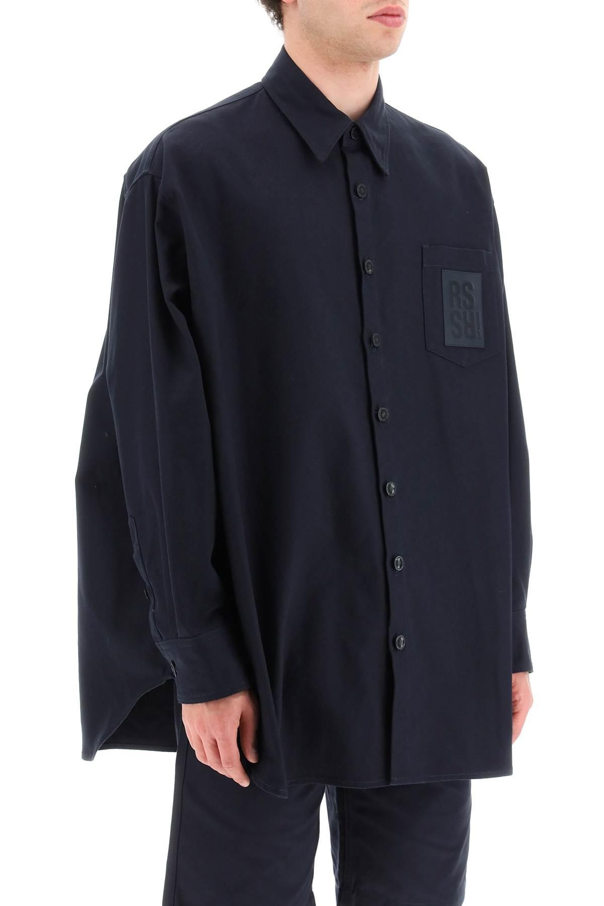 LOGO PATCH OVERSIZED SHIRT - 3