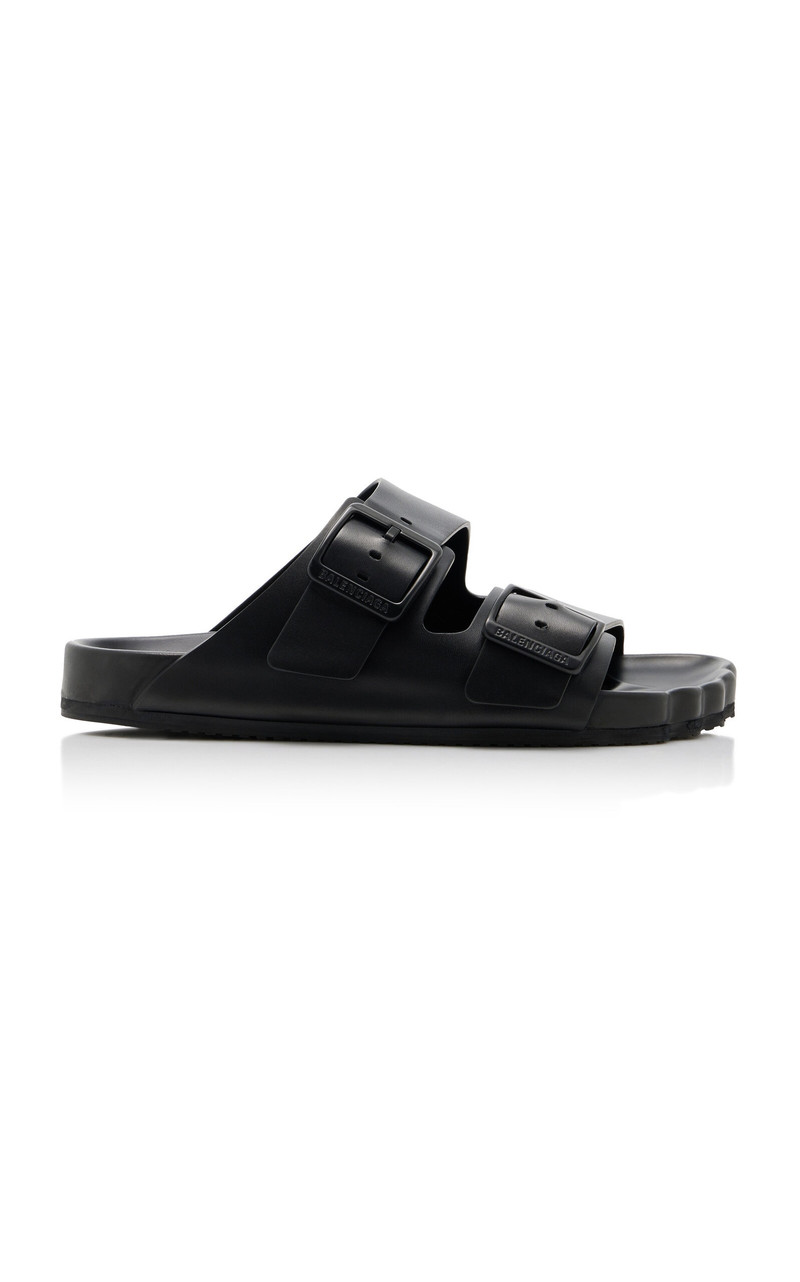Sunday Leather Slide Sandals black - 1