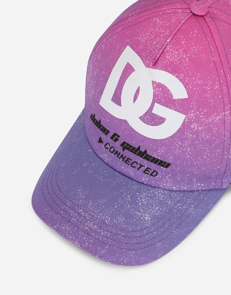 Cotton baseball cap with DG Crew print - 2