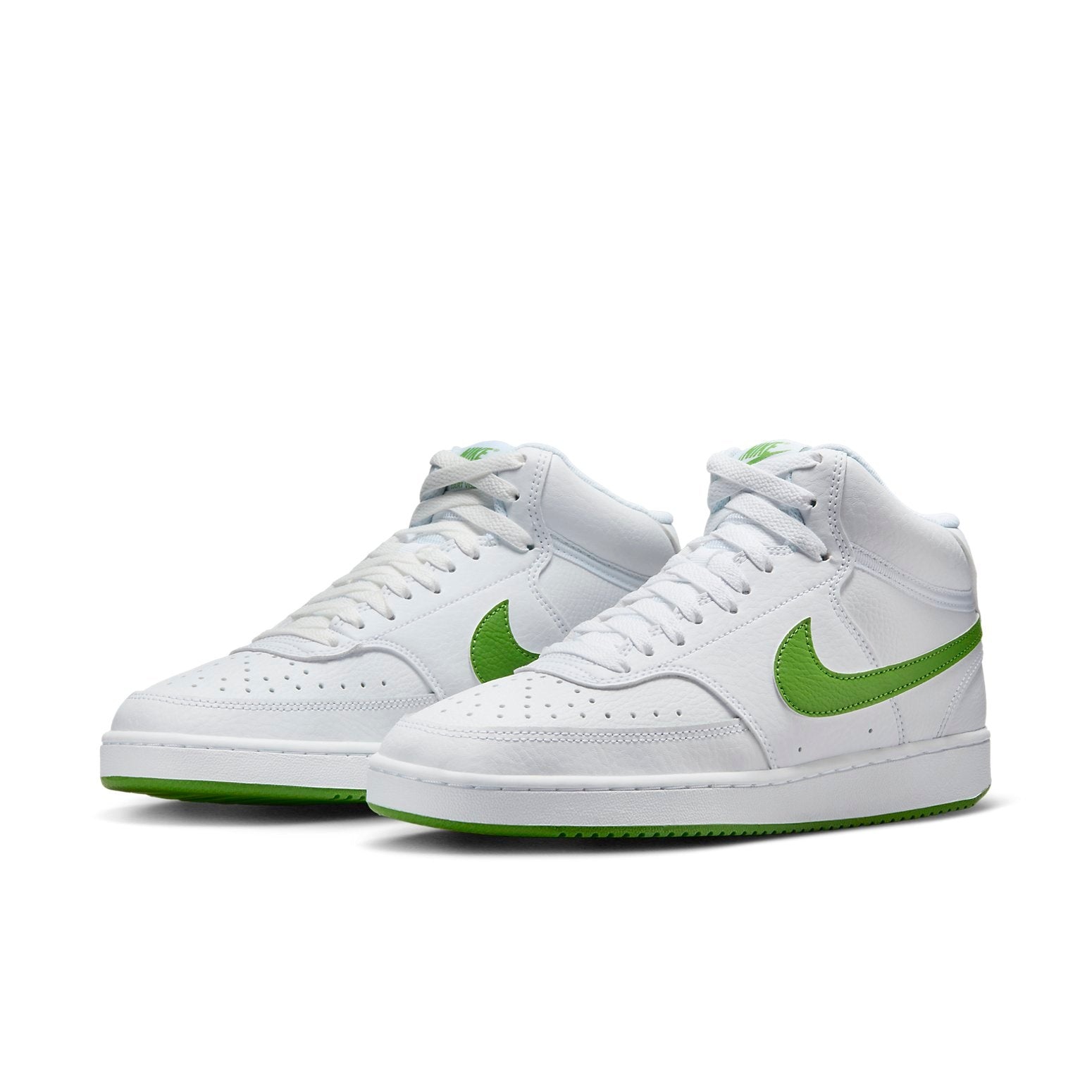 (WMNS) Nike Court Vision Mid 'White Green' CD5436-107 - 3