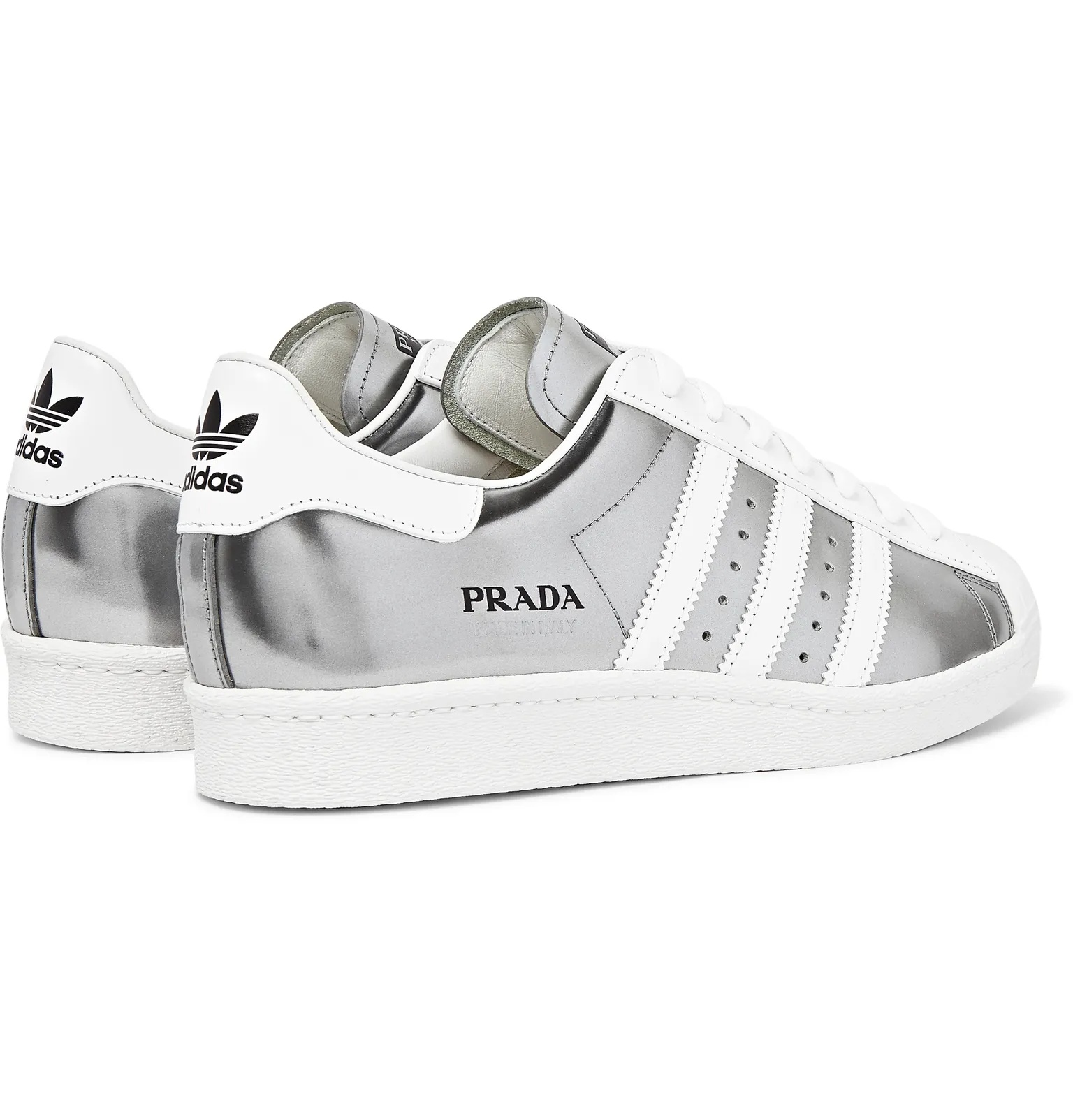 + Prada Superstar 450 Leather Sneakers - 4