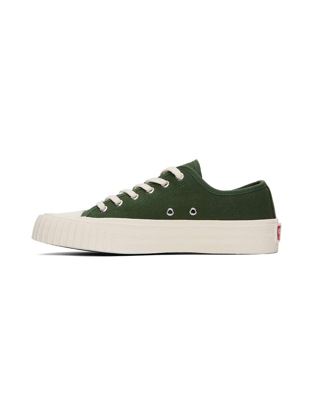 Green Kenzo Paris Foxy Low-Top Sneakers - 3