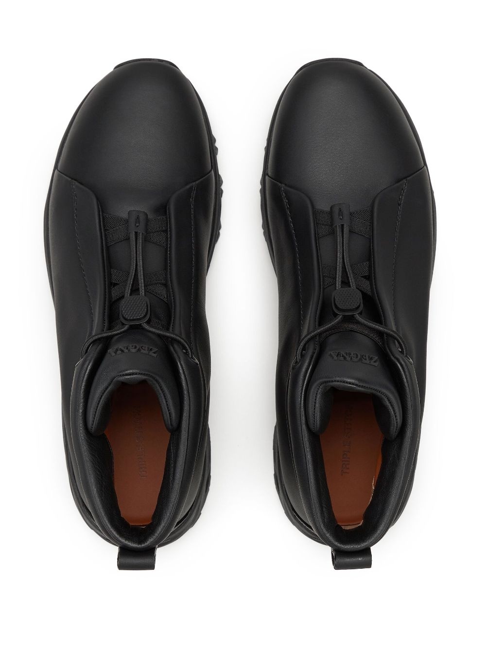 Triple Stitch Vetta leather sneakers - 4