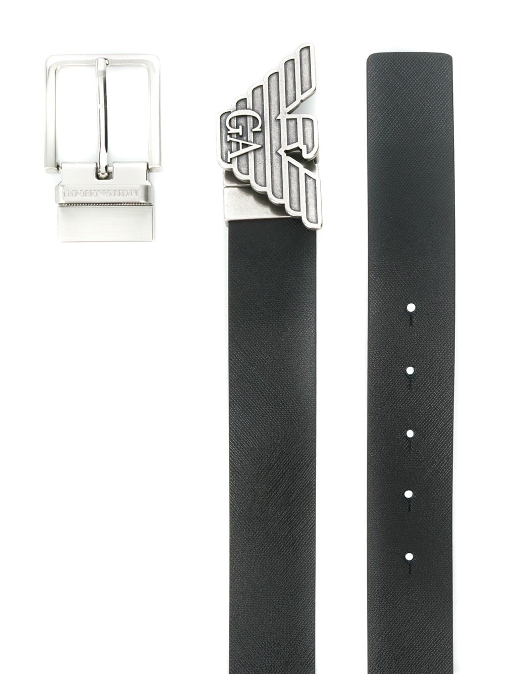 logo buckle belt - 2