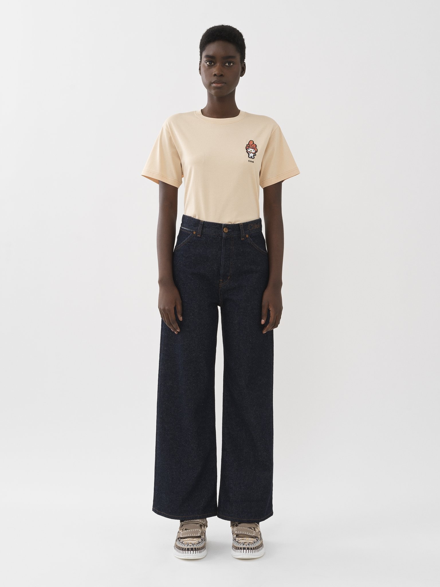 "STROMBOLI" WIDE CROPPED JEANS - 2
