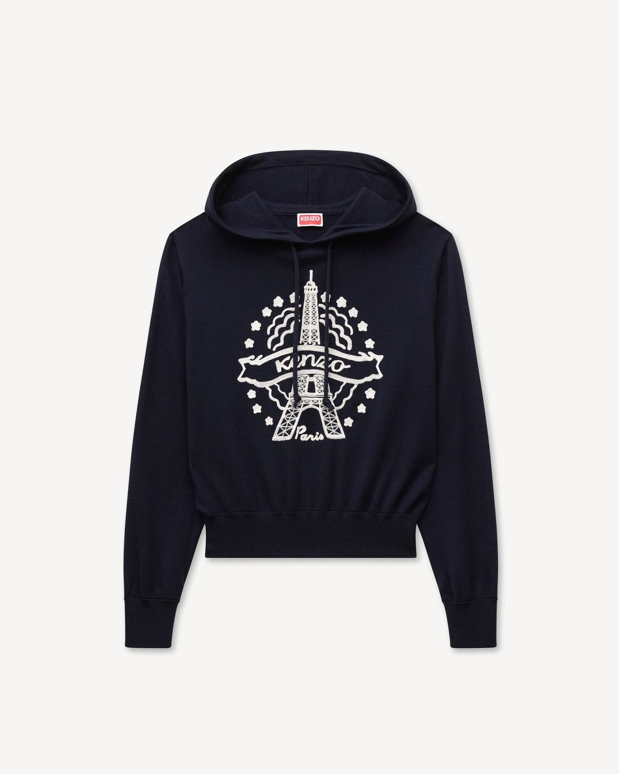 'KENZO Eiffel Tower Design' hoodie in wool - 1