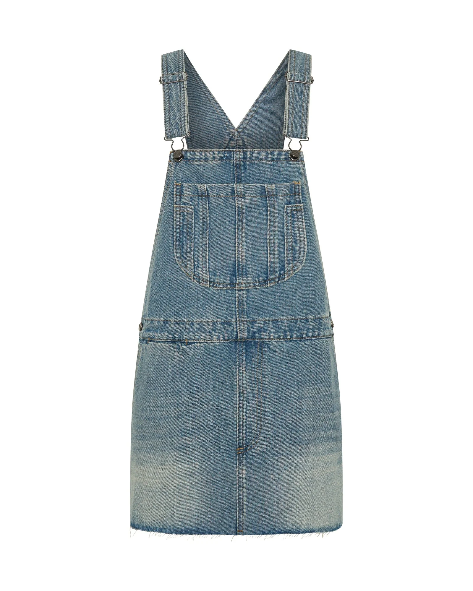 Sloan Mini Pini Denim Dress - Bolt Blue - 1