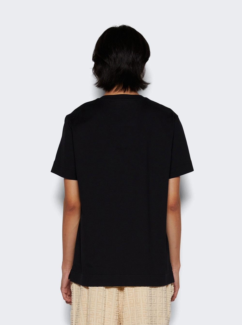 Slim Fit T-shirt With 4g Embroidery Black - 5
