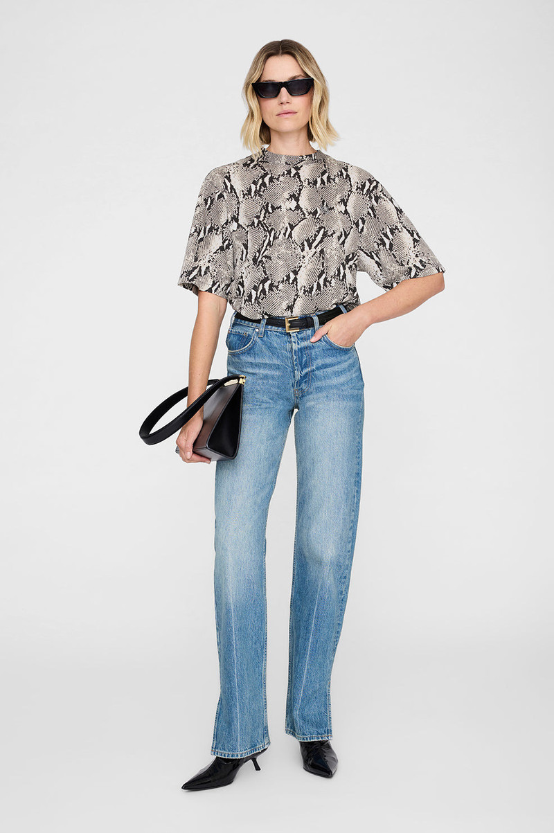 ANINE BING Avi Tee - Washed Python outlook