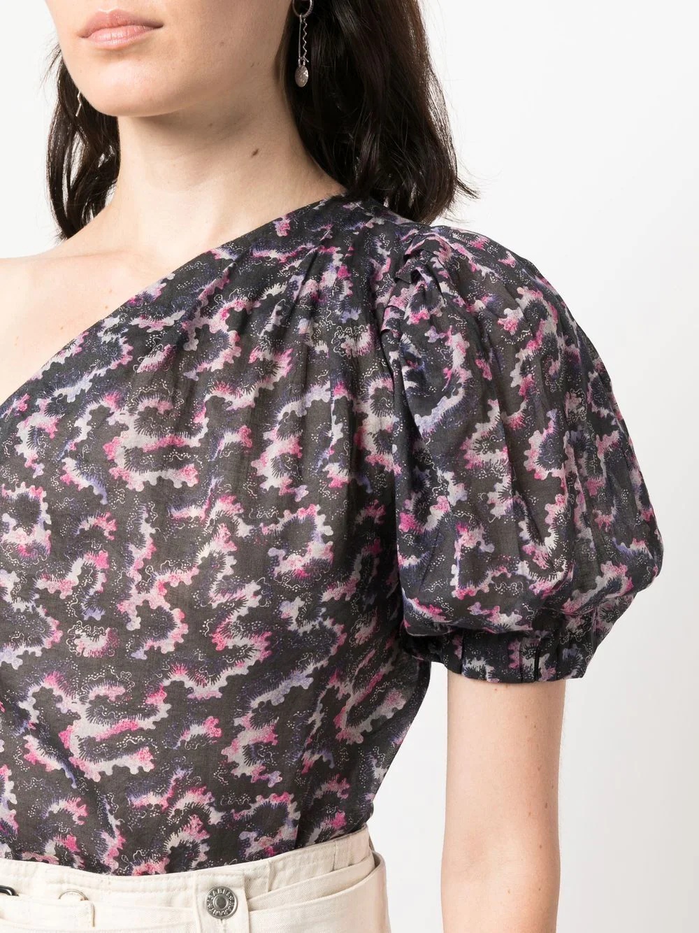 Liddy asymmetric cotton top - 5