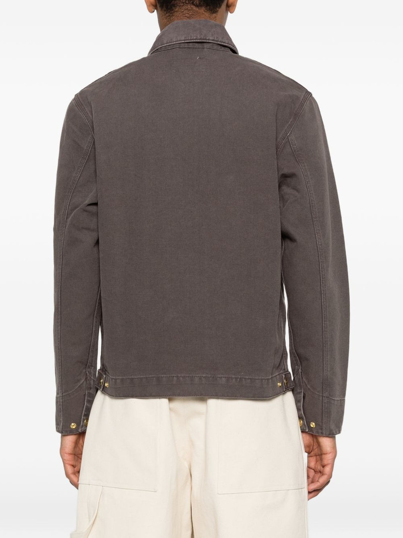 Detroit logo-patch zip-fastening jacket 4