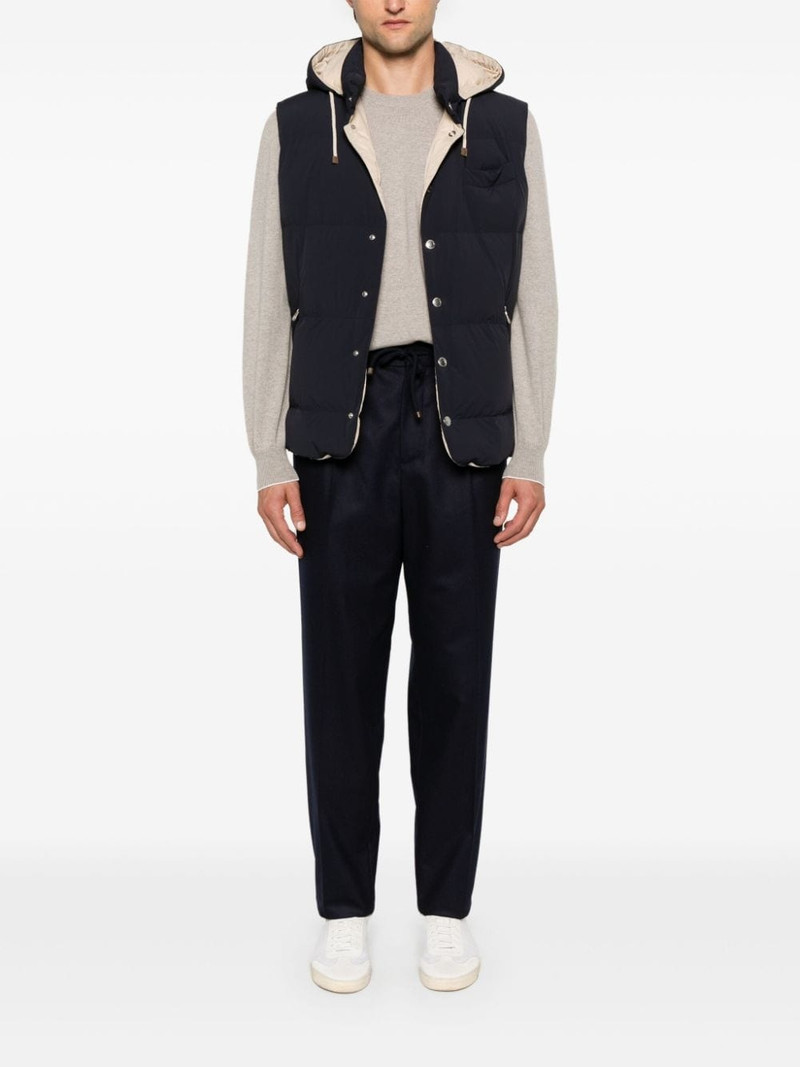 Brunello Cucinelli virgin-wool trousers outlook