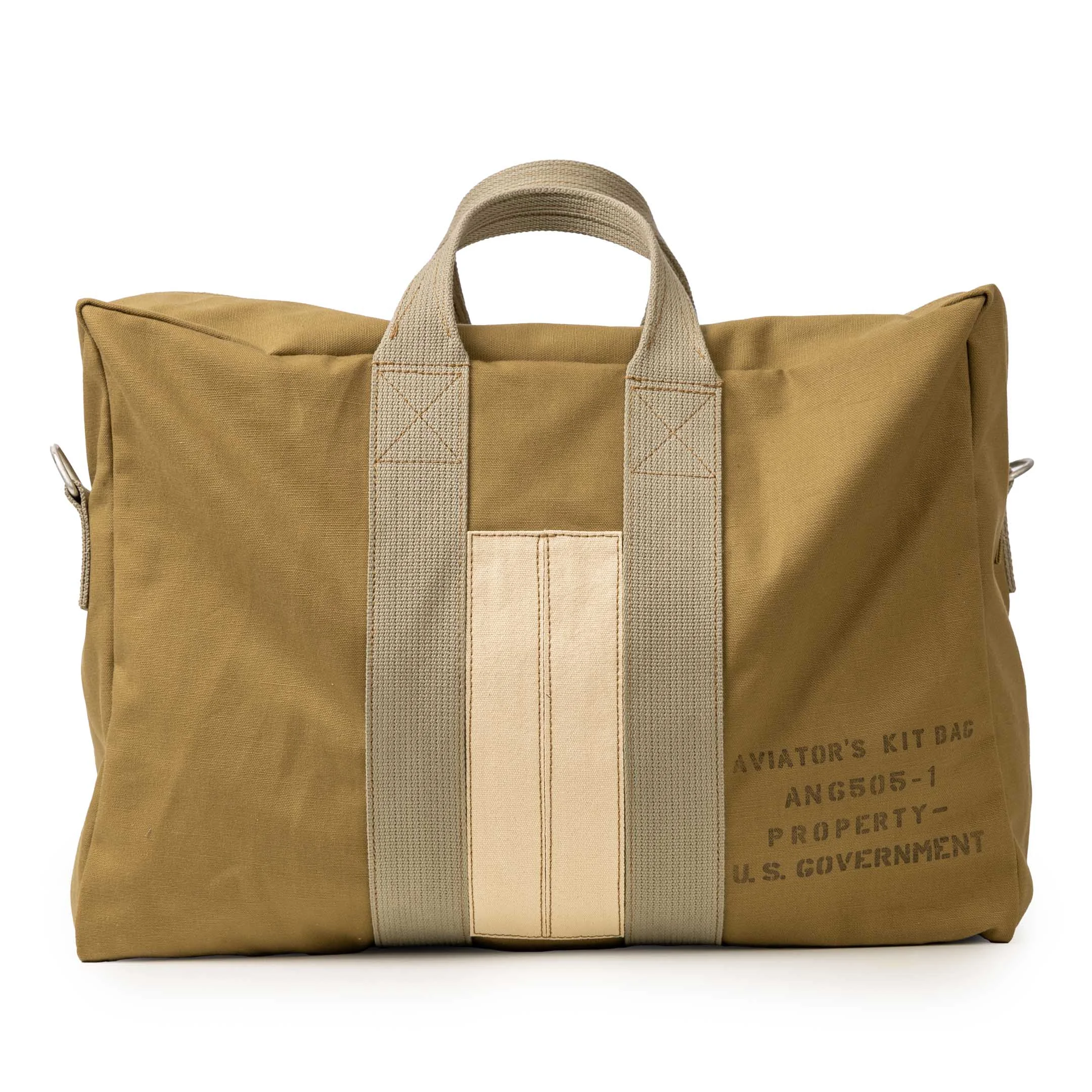 The Real McCoy's Aviator's Kit Bag 6505-1 Khaki - 1