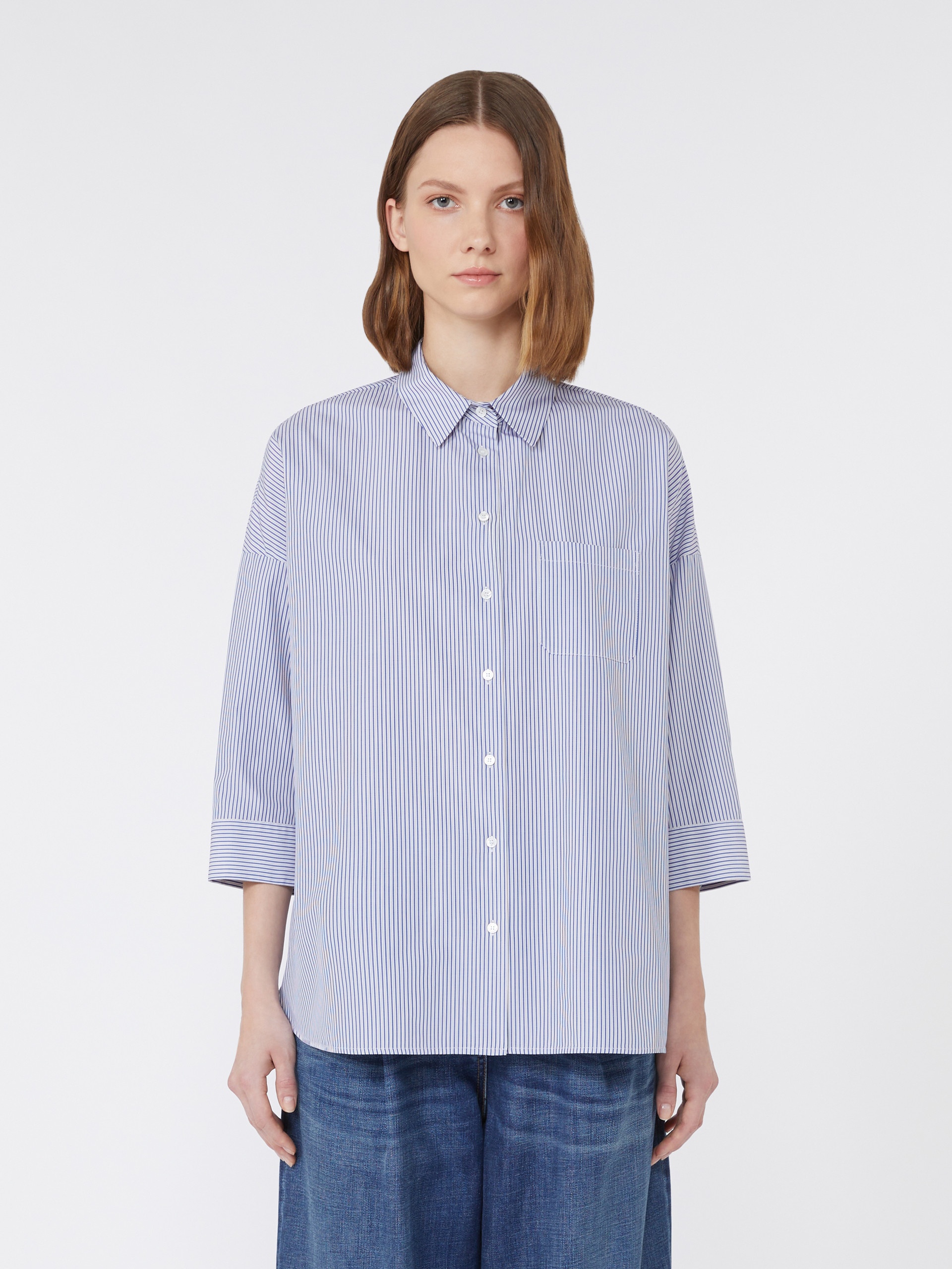GIRALDA Flared poplin shirt - 3