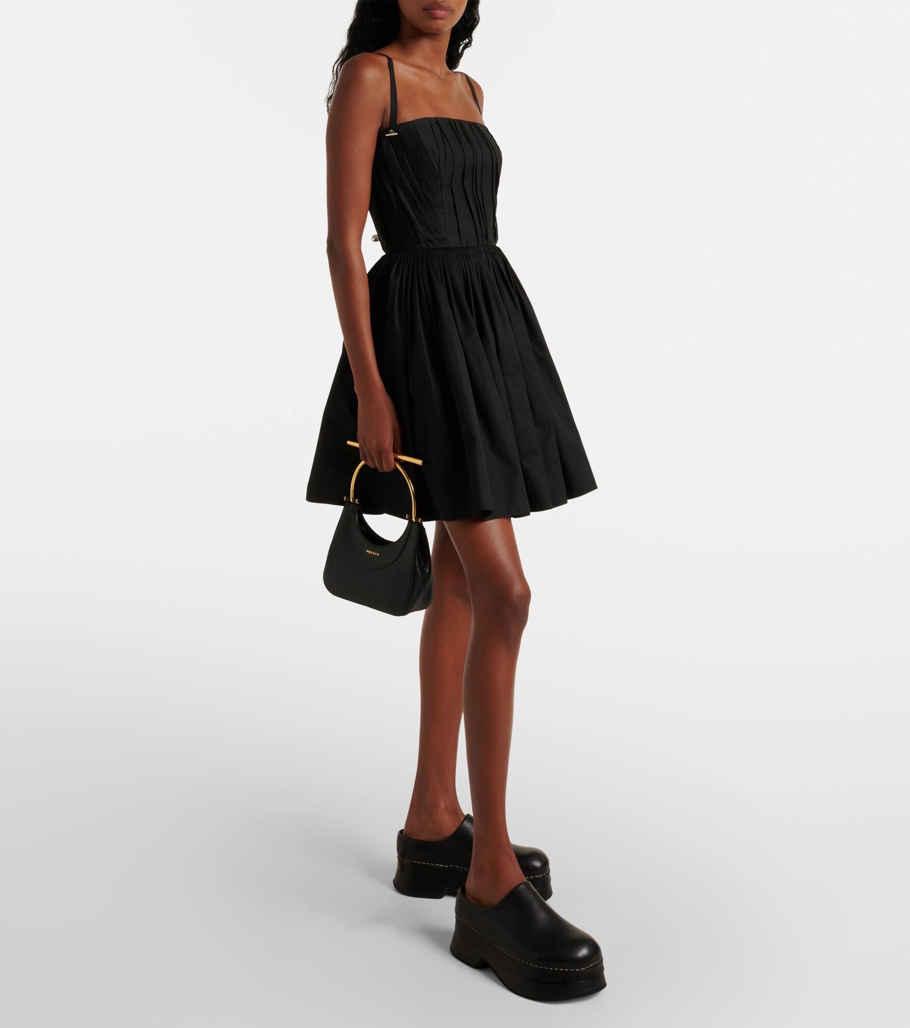 Cross-Bar Mini leather shoulder bag - 6