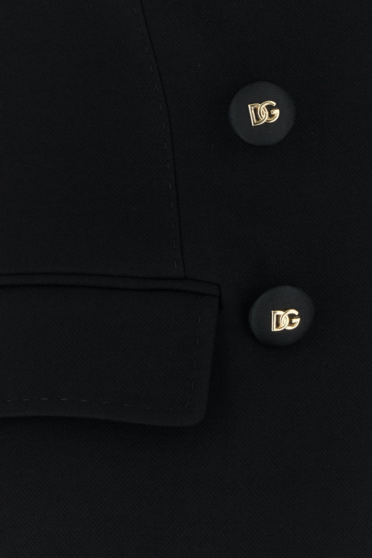 Black wool blazer - 3