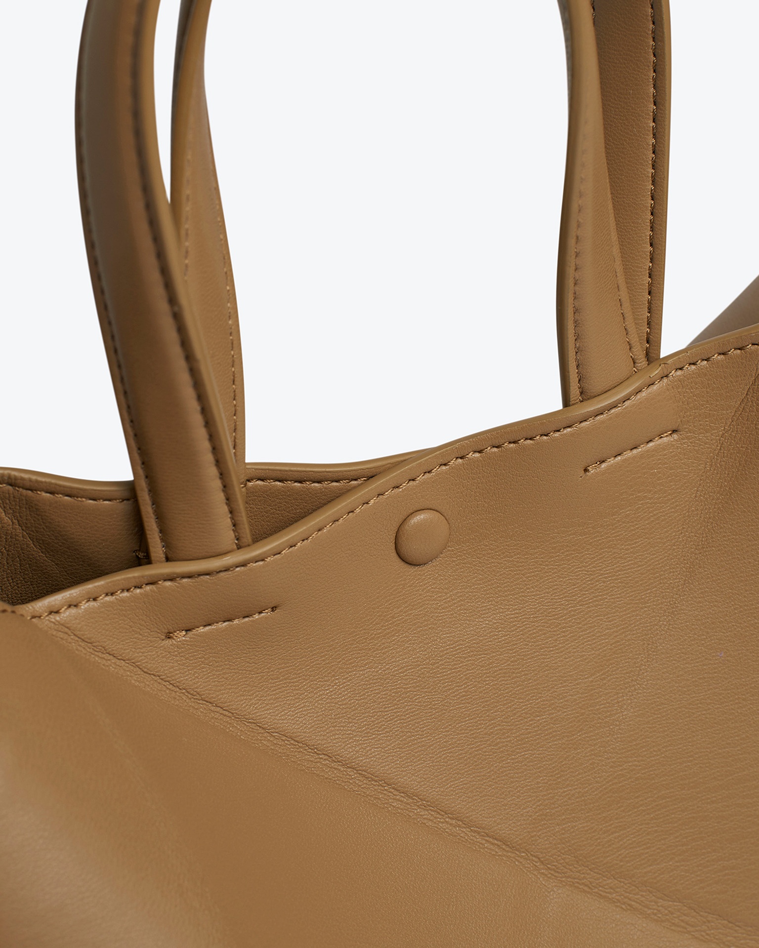 THE ORIGAMI MINI - Alt-nappa tote - Khaki - 3