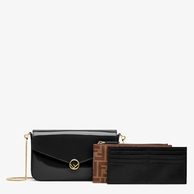 FENDI Mini bag in black patent outlook