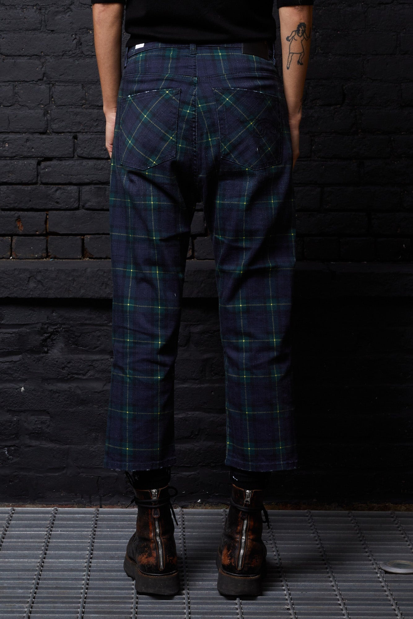 TAILORED DROP - PRINTED TARTAN - 5