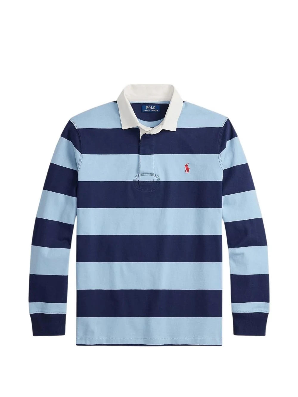 STRIPED LONG-SLEEVE RUGBY SHIRT - 1