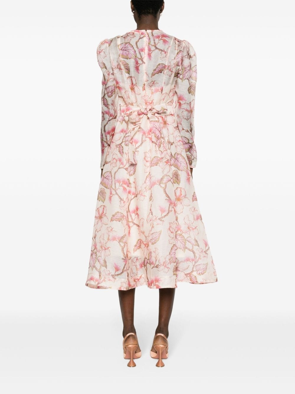 Matchmaker floral-print midi dress - 4