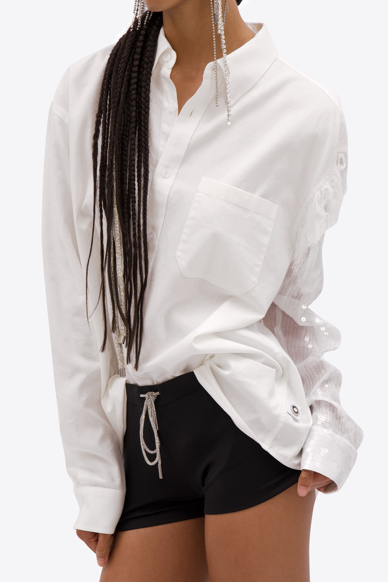 DECONSTRUCTED SEQUIN OXFORD SHIRT 6