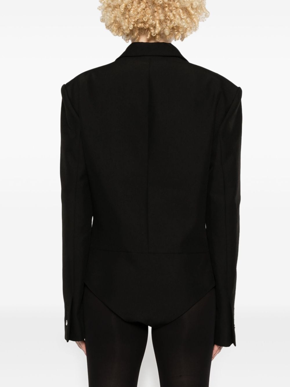 tailored body jacket - 4