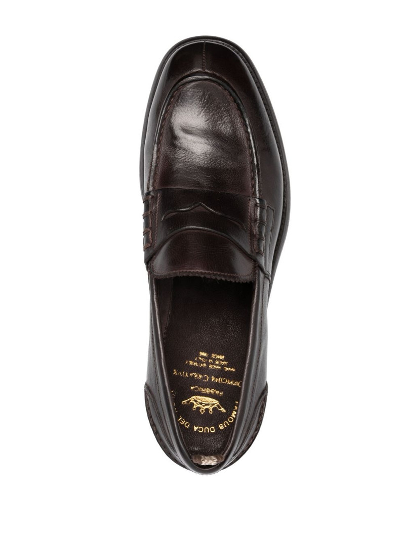 Chronicle leather Penny loafers 4