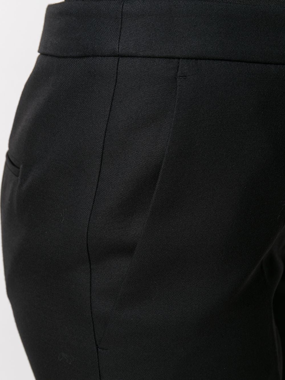 split-detail tailored trousers - 5