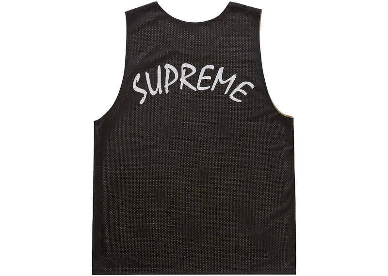 Supreme Supreme Mustang Reversible Basketball Jersey Black outlook