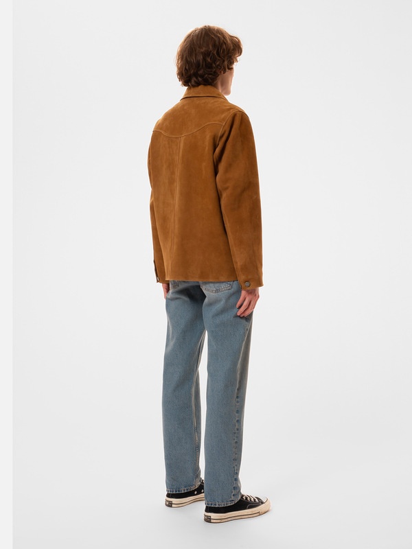 Muddy Nubuck Jacket Camel - 4