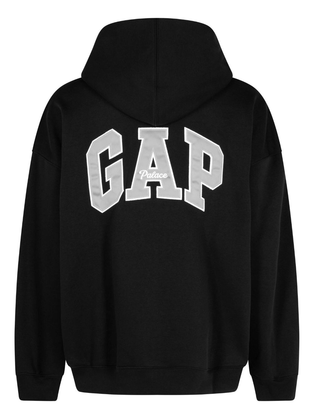 x GAP logo-patch hoodie - 2