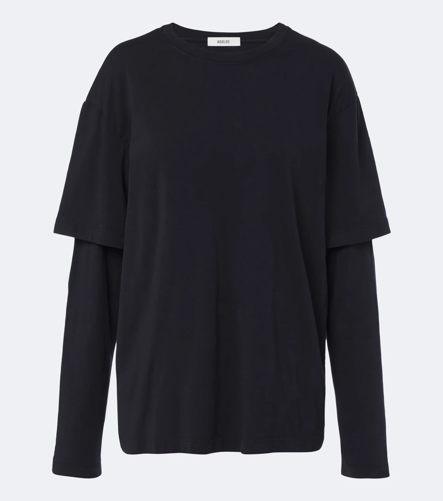 Lois layered cotton jersey T-shirt - 1