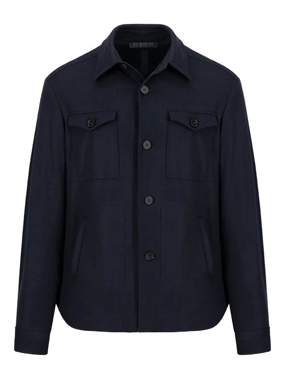 button-fastening shirt jacket - 1