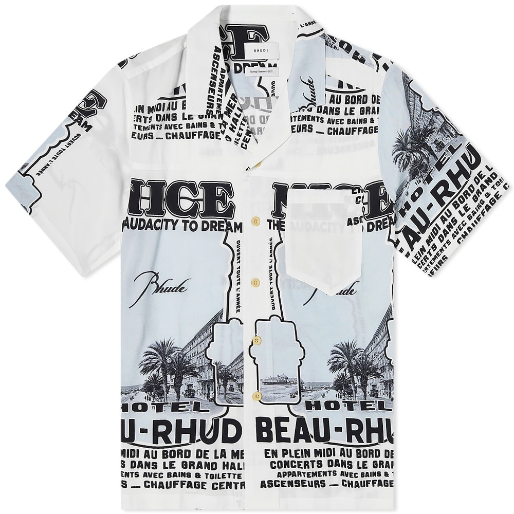 Rhude Nice Print Vacation Shirt - 1