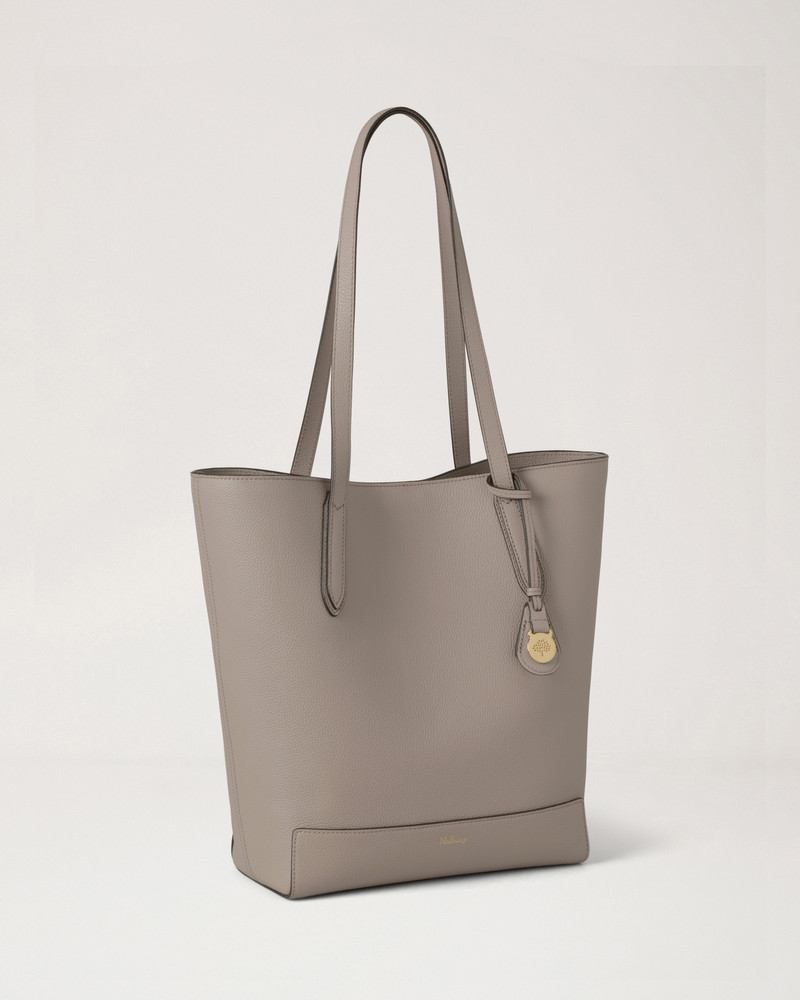 North South Shopper Cashmere Taupe Small Classic Grain 4