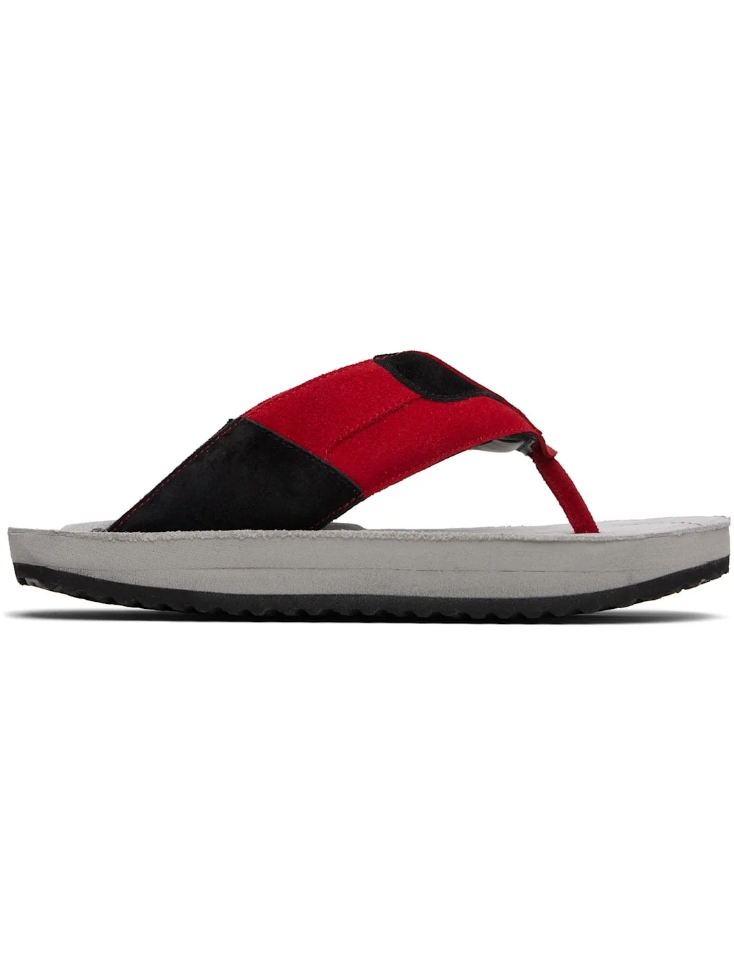 Red & Gray XXL Flip-Flops - 1