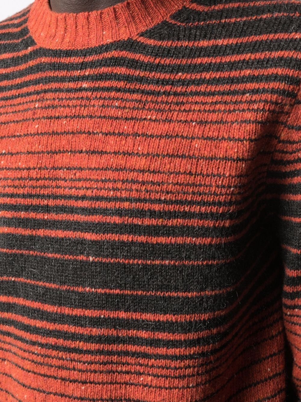 stripe-pattern jumper - 5