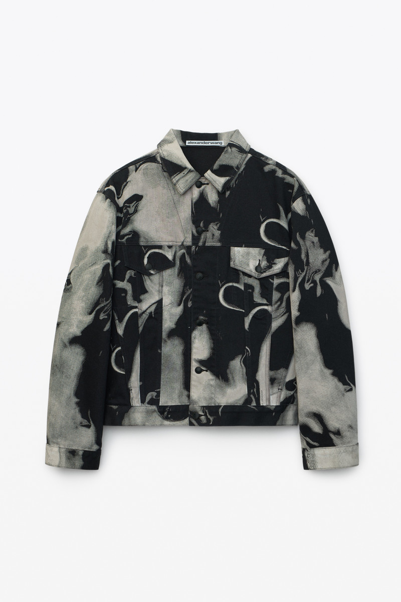 CLASSIC PRINTED TRUCKER JACKET 1