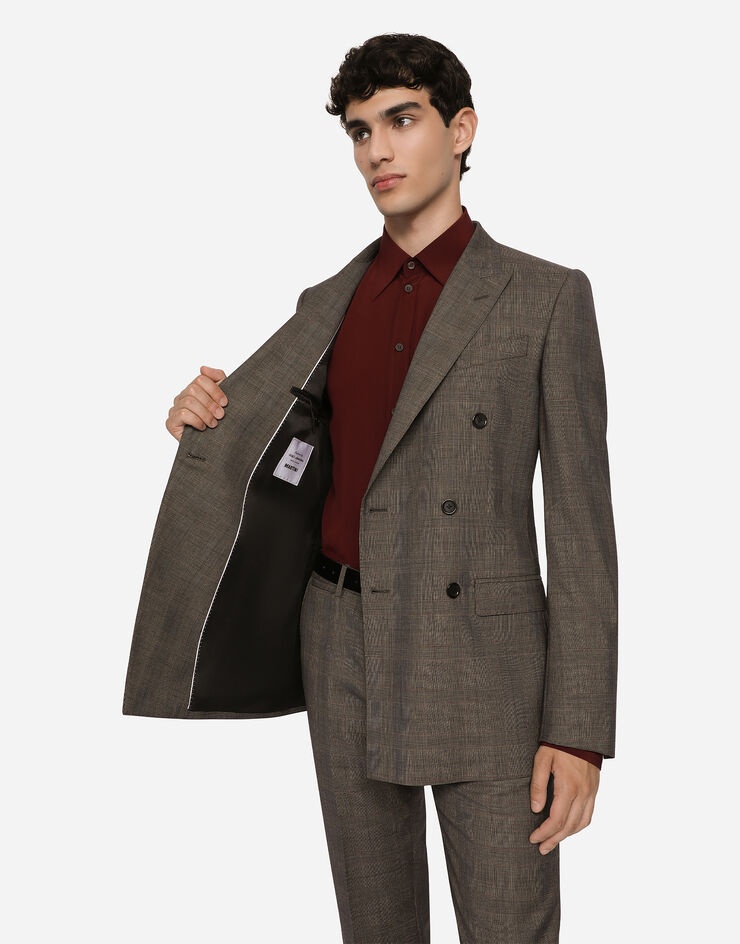 Double-breasted glen plaid Martini-fit suit - 5