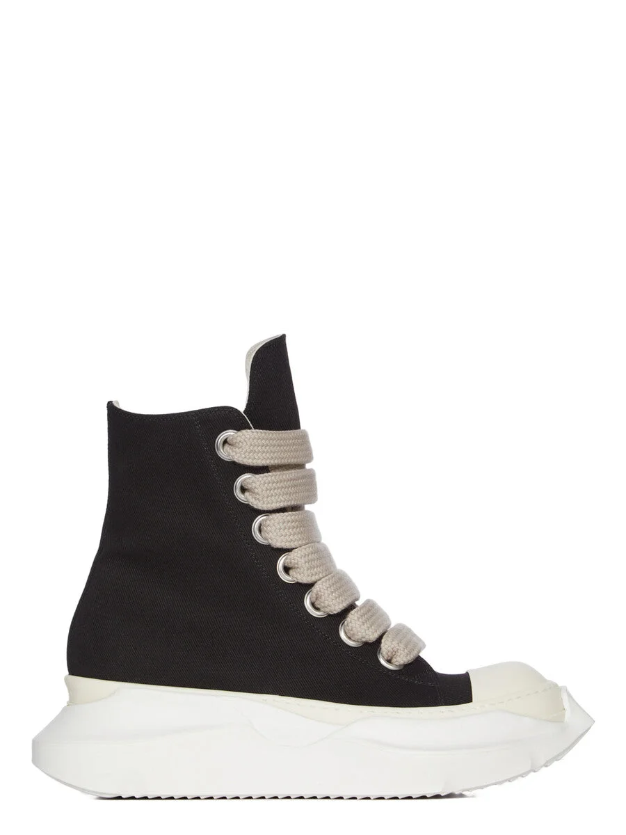 lace-up high-top sneakers - 1